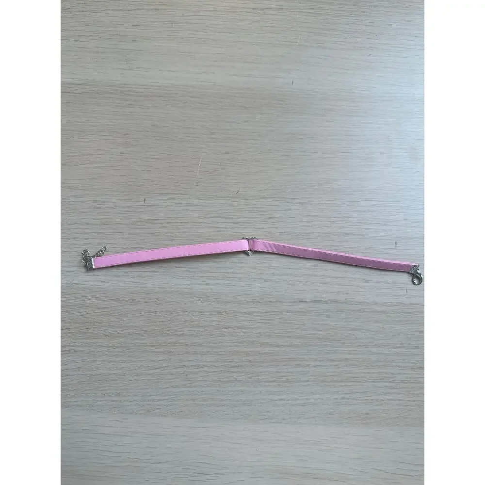 Dolls Kill Pink Rhinestone Choker - New